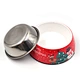 stainless steel slow feeder dog bowl